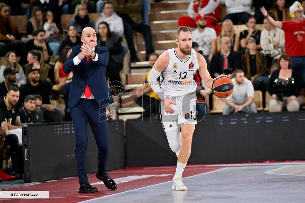 Monaco vs Real madrid - Basketball Euroleague - Monaco