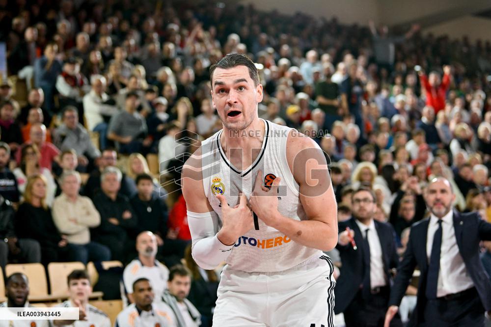 Monaco vs Real madrid - Basketball Euroleague - Monaco
