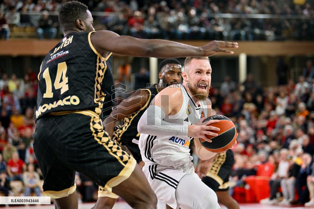 Monaco vs Real madrid - Basketball Euroleague - Monaco
