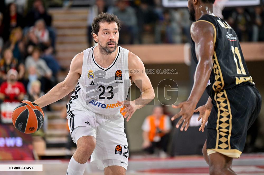 Monaco vs Real madrid - Basketball Euroleague - Monaco