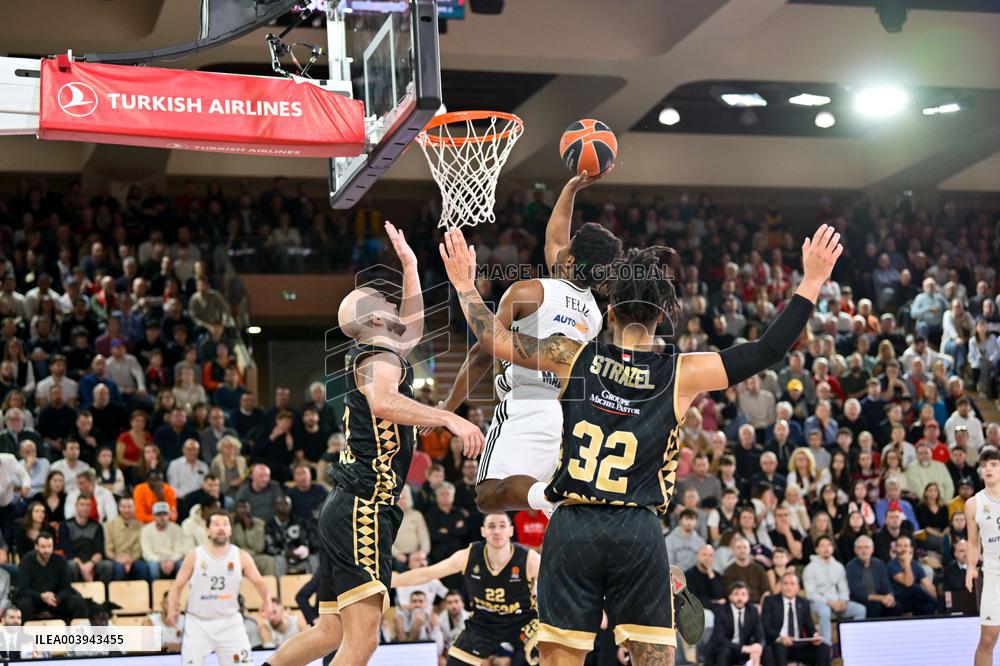 Monaco vs Real madrid - Basketball Euroleague - Monaco