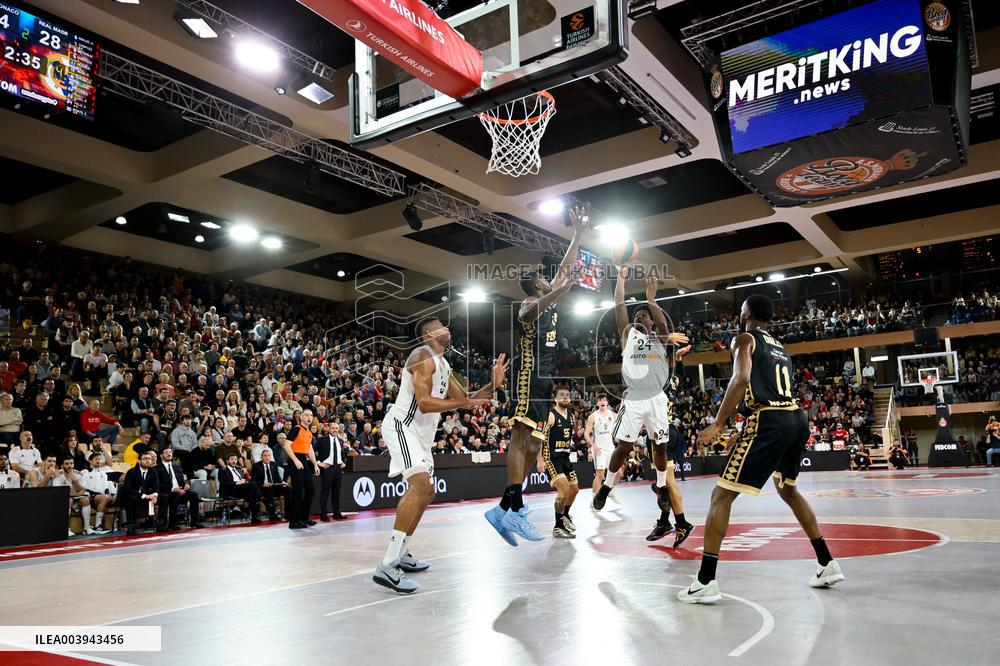Monaco vs Real madrid - Basketball Euroleague - Monaco