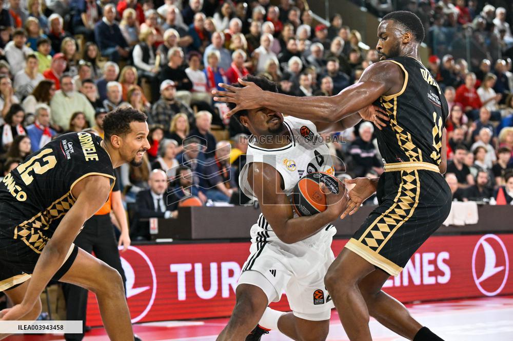 Monaco vs Real madrid - Basketball Euroleague - Monaco