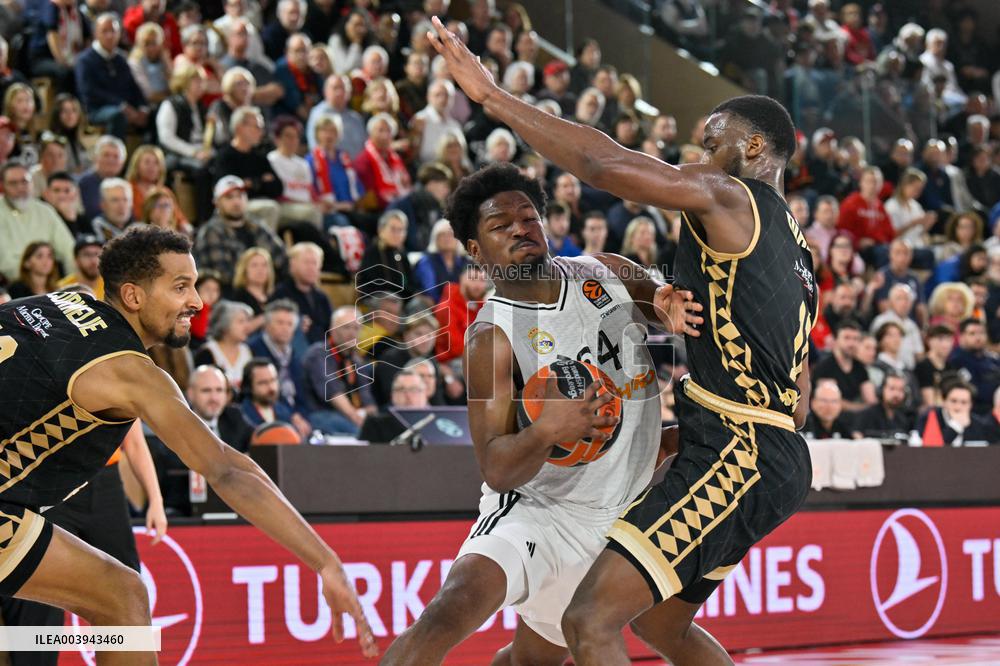 Monaco vs Real madrid - Basketball Euroleague - Monaco