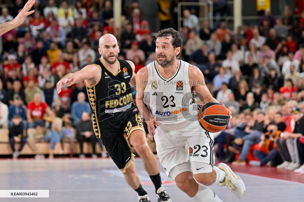 Monaco vs Real madrid - Basketball Euroleague - Monaco
