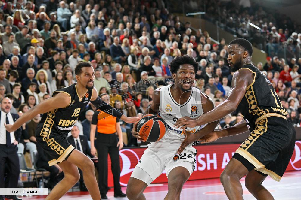 Monaco vs Real madrid - Basketball Euroleague - Monaco
