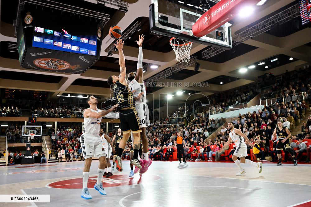 Monaco vs Real madrid - Basketball Euroleague - Monaco