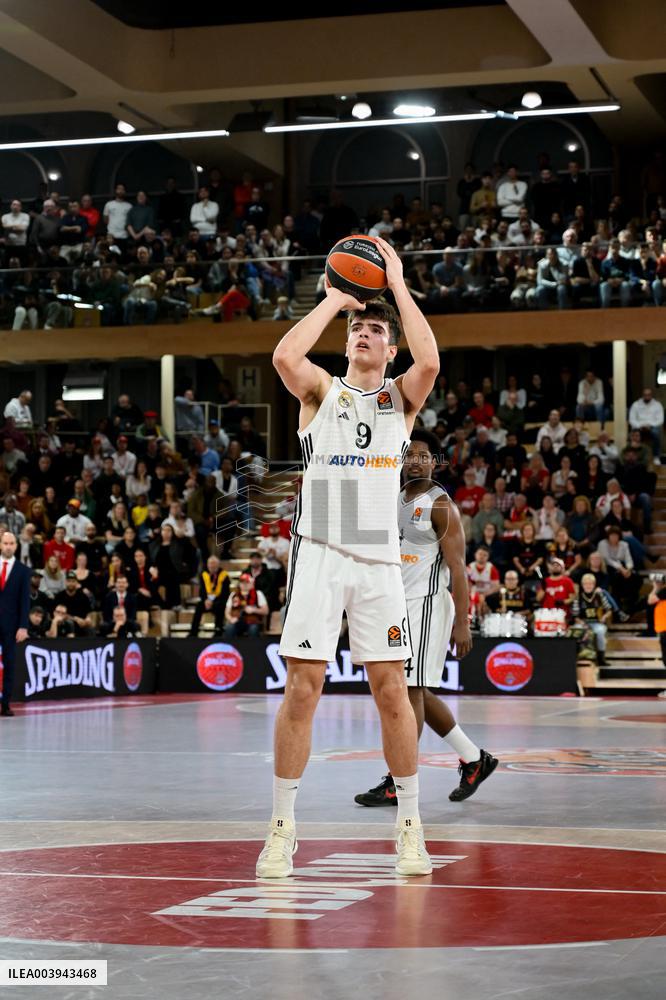 Monaco vs Real madrid - Basketball Euroleague - Monaco
