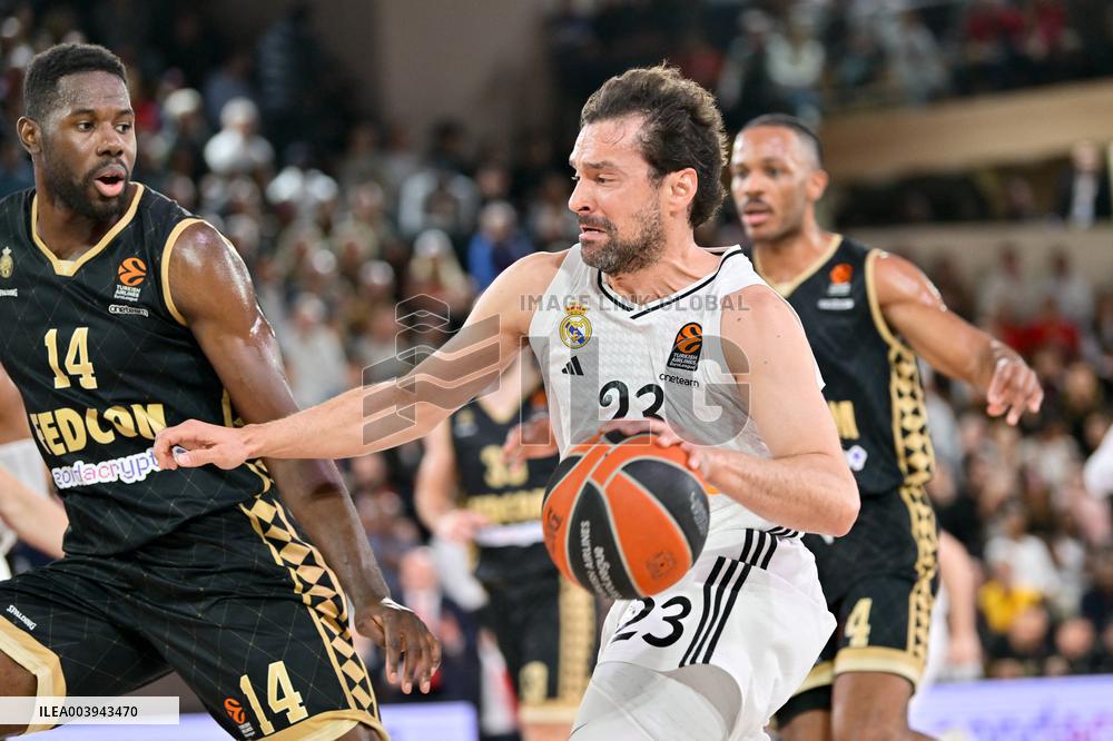 Monaco vs Real madrid - Basketball Euroleague - Monaco