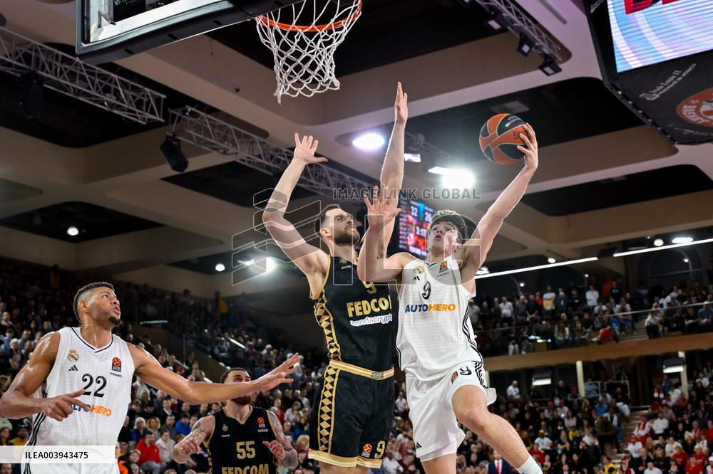 Monaco vs Real madrid - Basketball Euroleague - Monaco