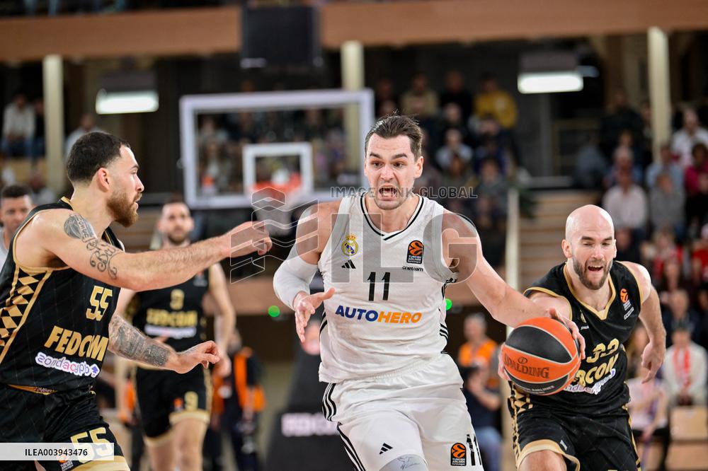 Monaco vs Real madrid - Basketball Euroleague - Monaco