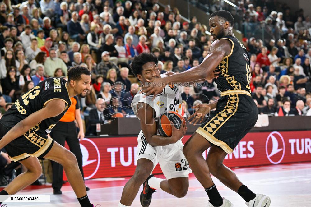 Monaco vs Real madrid - Basketball Euroleague - Monaco
