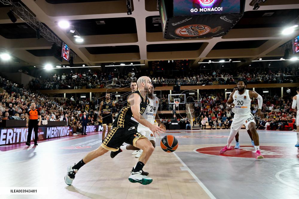 Monaco vs Real madrid - Basketball Euroleague - Monaco