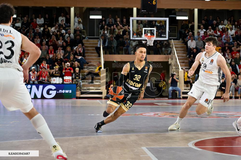 Monaco vs Real madrid - Basketball Euroleague - Monaco