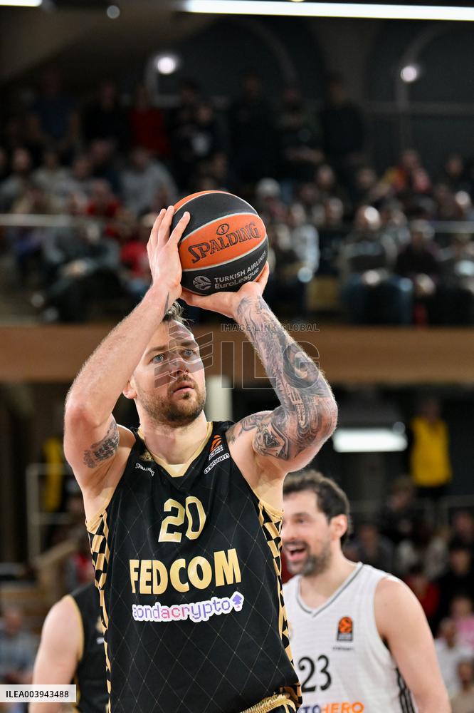 Monaco vs Real madrid - Basketball Euroleague - Monaco