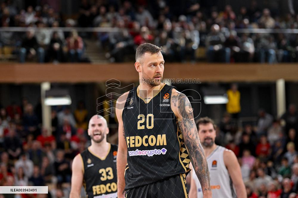Monaco vs Real madrid - Basketball Euroleague - Monaco