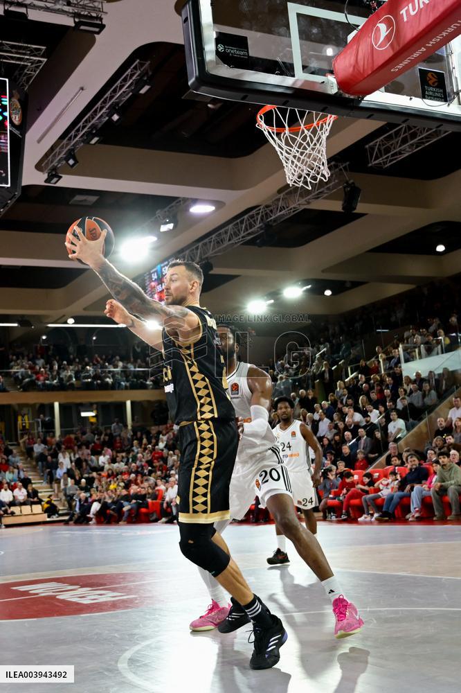 Monaco vs Real madrid - Basketball Euroleague - Monaco