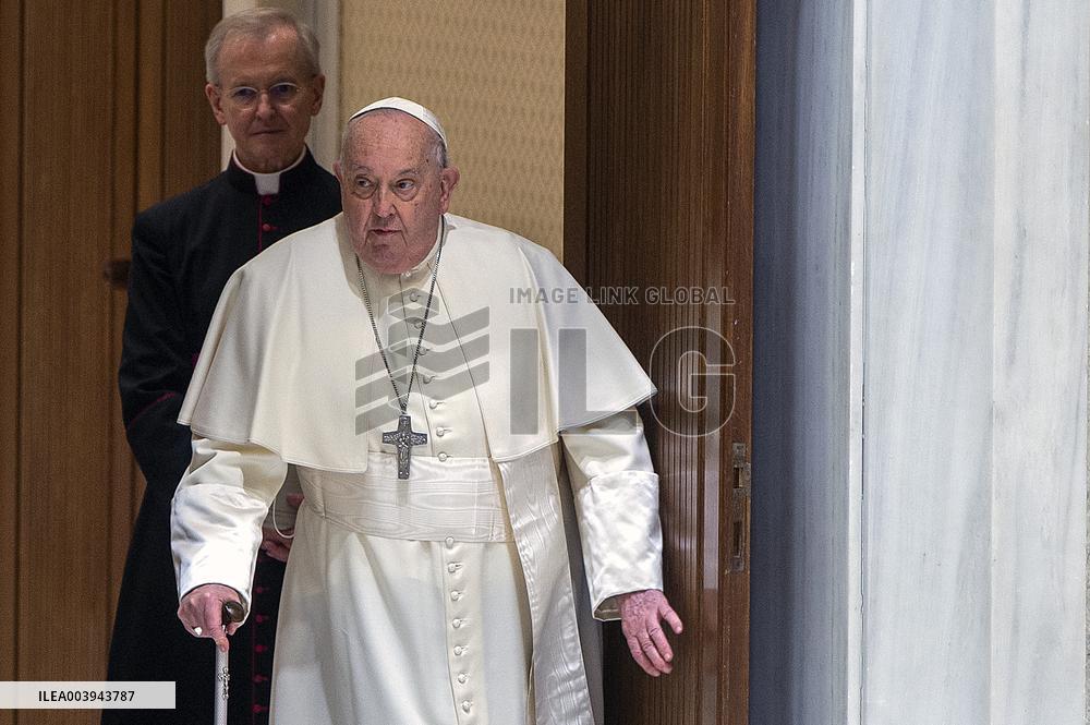 Pope at Jubilee Audience for the pilgrimage of the Sulmona-Valva dioceses