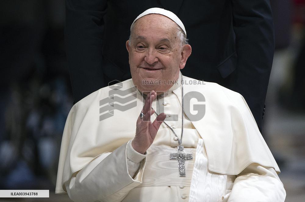 Pope at Jubilee Audience for the pilgrimage of the Sulmona-Valva dioceses