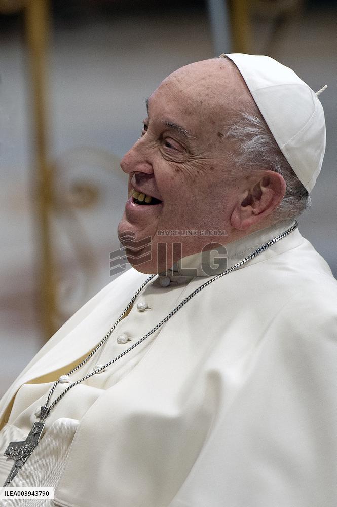 Pope at Jubilee Audience for the pilgrimage of the Sulmona-Valva dioceses
