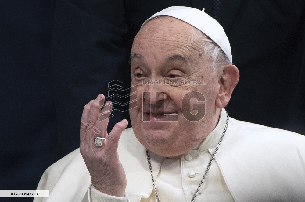 Pope at Jubilee Audience for the pilgrimage of the Sulmona-Valva dioceses