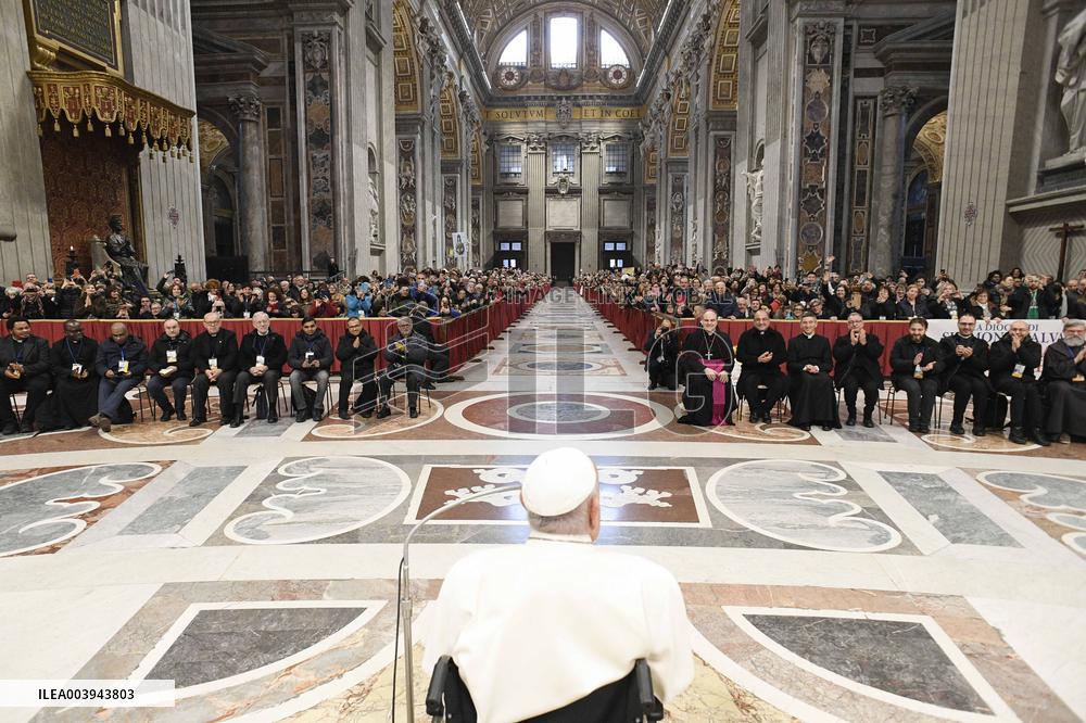 Pope at Jubilee audience for pilgrimage of the Sulmona-Valva dioceses