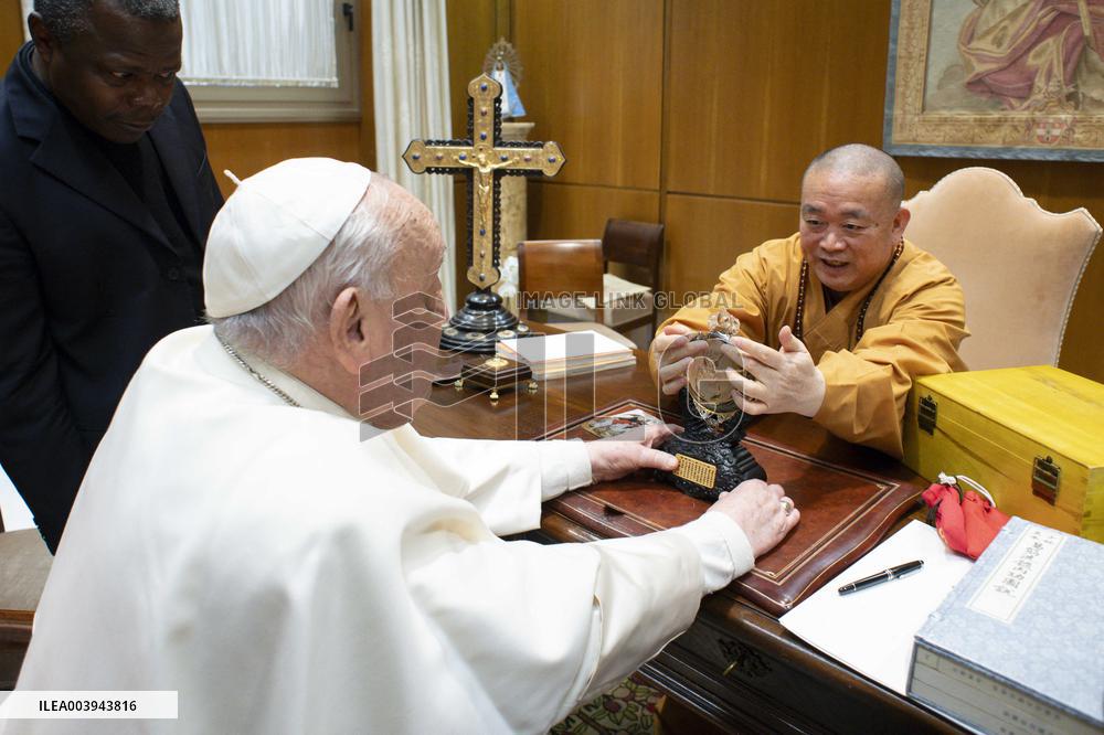 Pope Francis Receives Buddhist Monks - Vatican