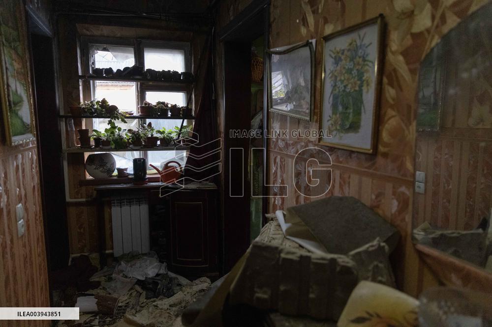 Aftermath Of Russian Drone Strike - Kharkiv
