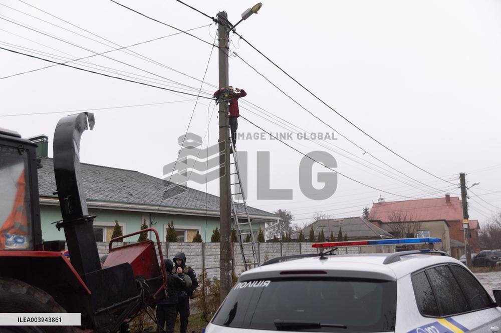 Aftermath Of Russian Drone Strike - Kharkiv