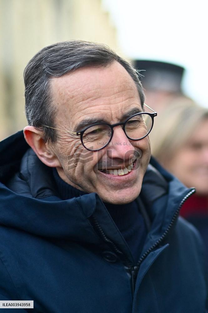 Bruno Retailleau and Agnès Pannier-Runacher visit Redon after floods