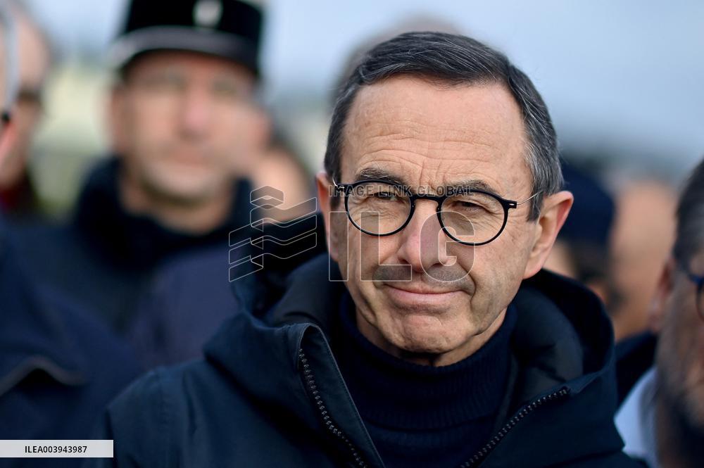 Bruno Retailleau and Agnès Pannier-Runacher visit Redon after floods