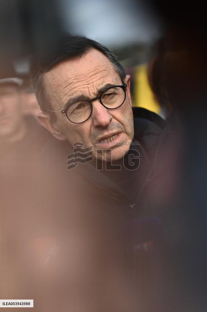 Bruno Retailleau and Agnès Pannier-Runacher visit Redon after floods