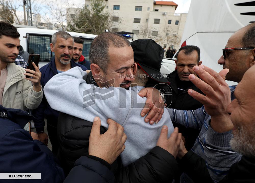 Released Palestinian Prisoners Arriving In West Bank