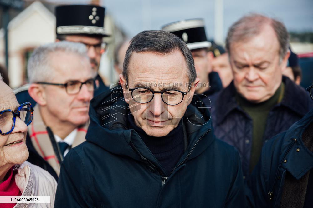 Bruno Retailleau and Agnès Pannier-Runacher visit Redon after floods