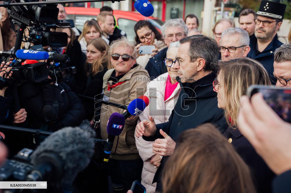 Bruno Retailleau and Agnès Pannier-Runacher visit Redon after floods