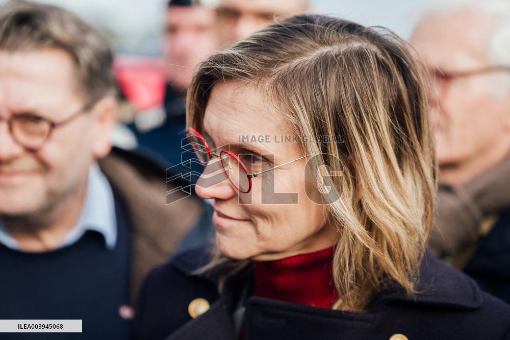 Bruno Retailleau and Agnès Pannier-Runacher visit Redon after floods