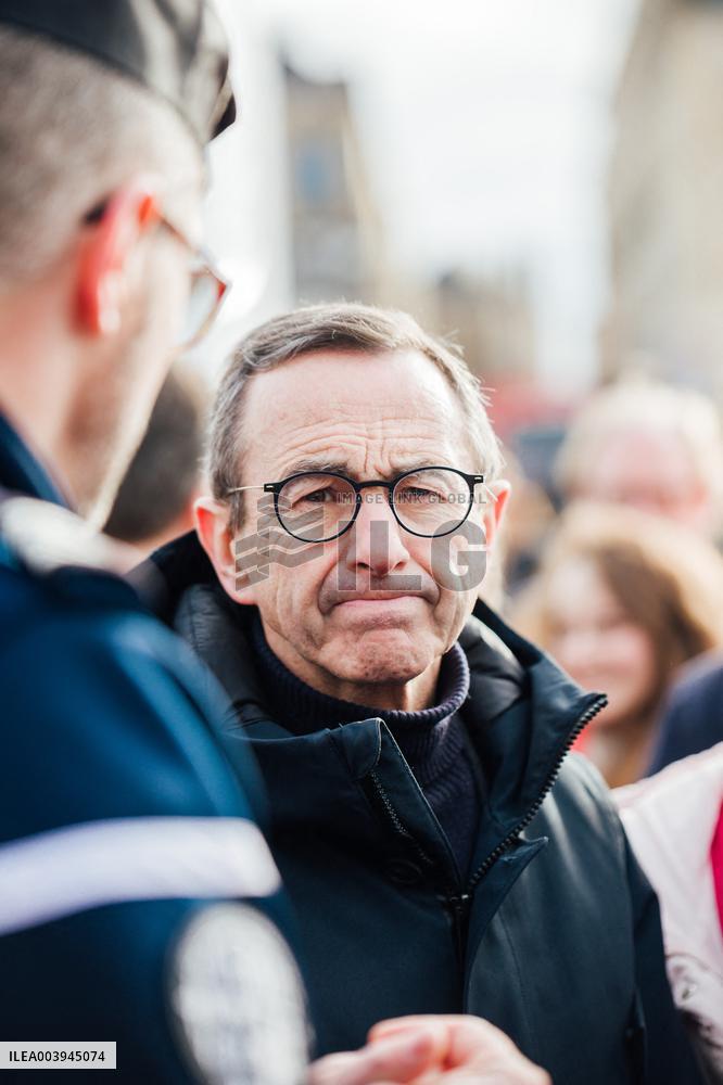 Bruno Retailleau and Agnès Pannier-Runacher visit Redon after floods