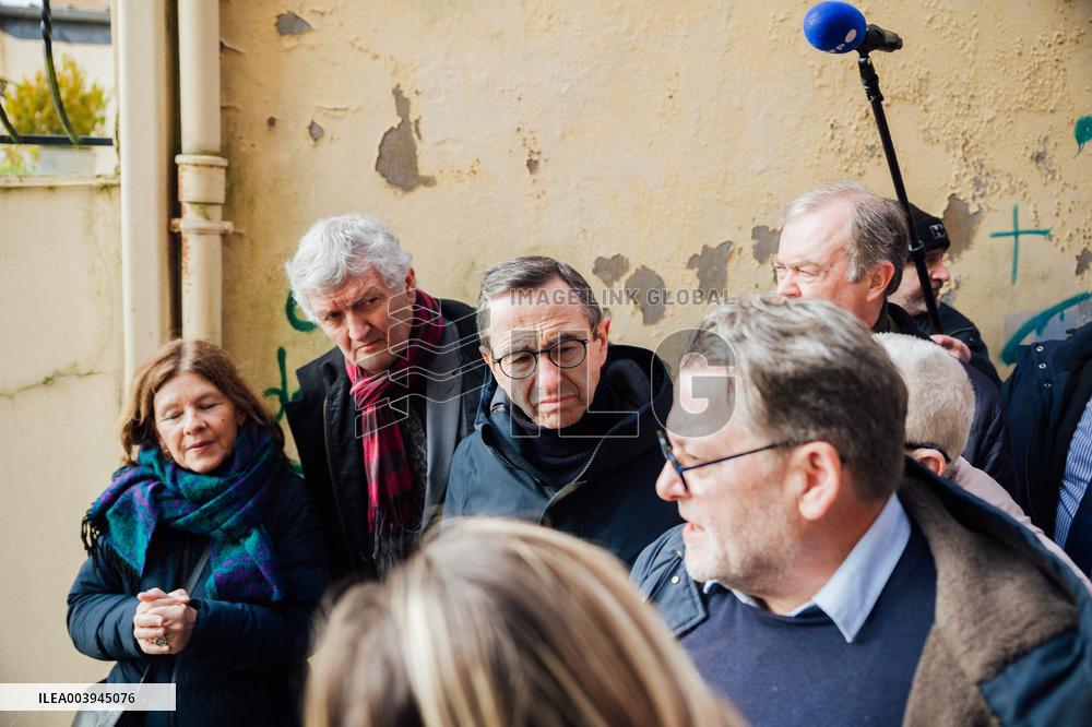 Bruno Retailleau and Agnès Pannier-Runacher visit Redon after floods