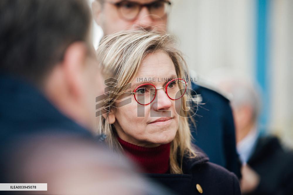 Bruno Retailleau and Agnès Pannier-Runacher visit Redon after floods