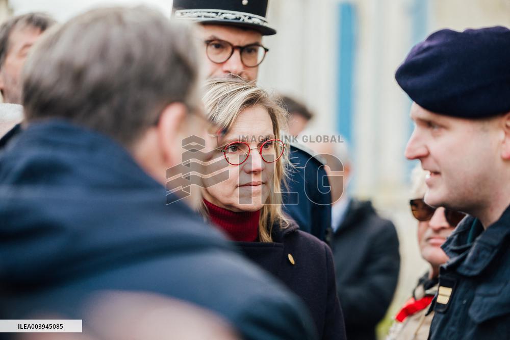 Bruno Retailleau and Agnès Pannier-Runacher visit Redon after floods