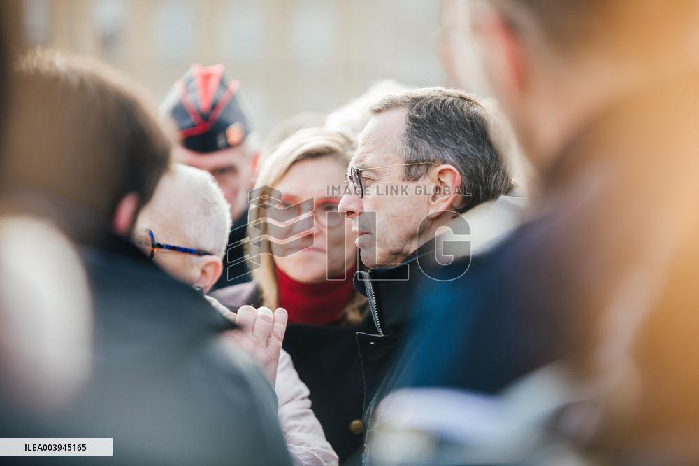 Bruno Retailleau and Agnès Pannier-Runacher visit Redon after floods