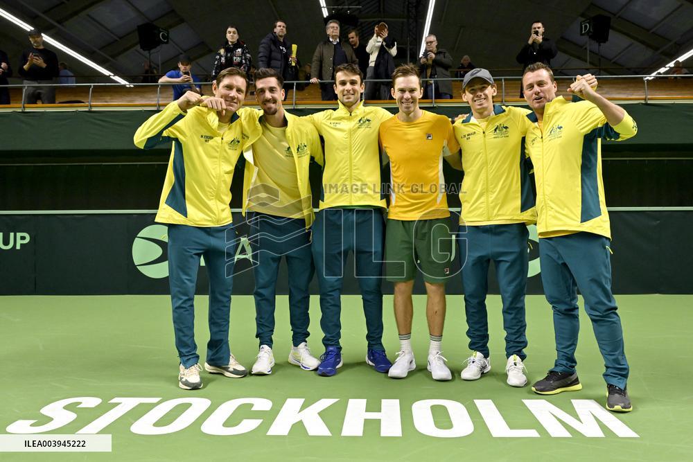 TENNIS DAVIS CUP SWEDEN-AUSTRALIA