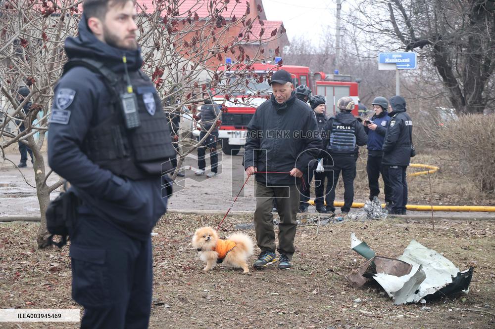 Russian occupiers attack Kharkiv with kamikaze drones