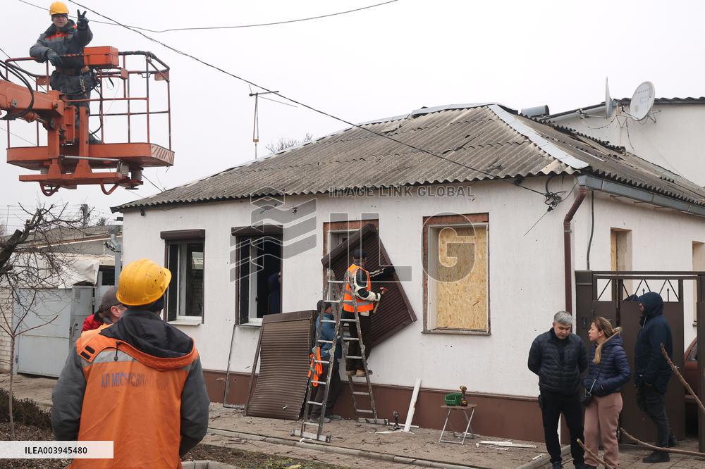 Russian occupiers attack Kharkiv with kamikaze drones