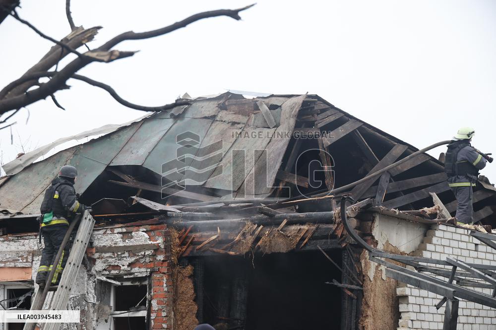 Russian occupiers attack Kharkiv with kamikaze drones