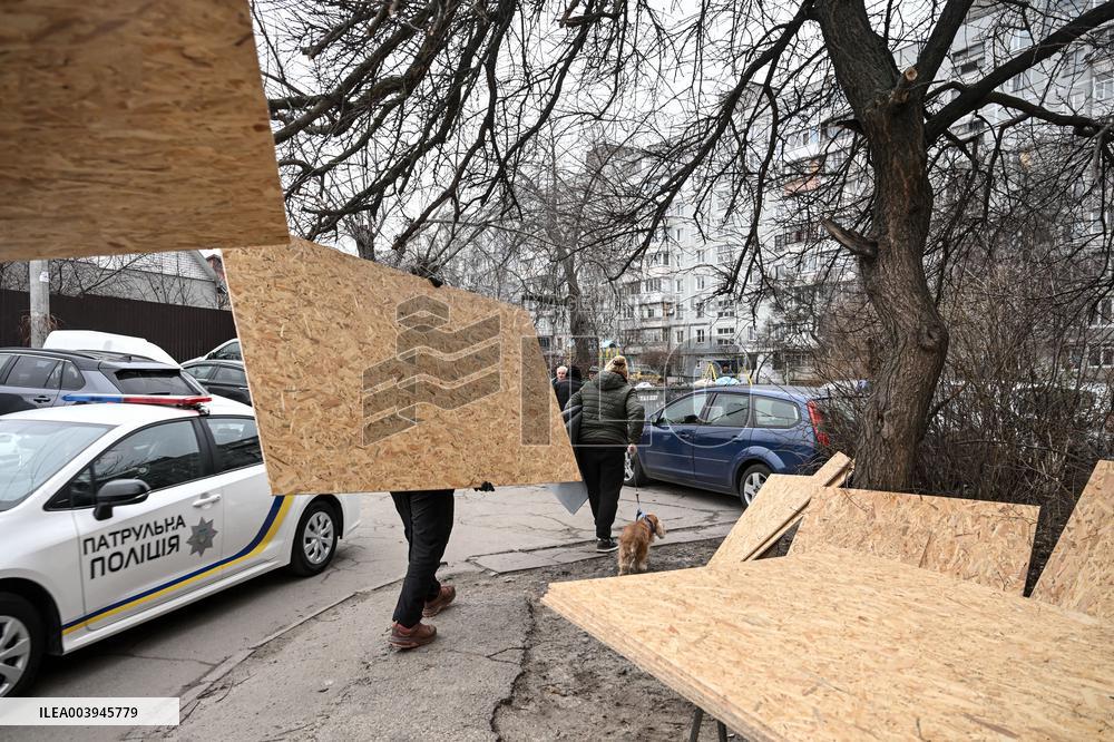 Aftermath of massive Russian drone attack on Zaporizhzhia