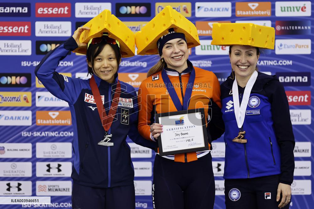 Speed skating: World Cup in Milwaukee