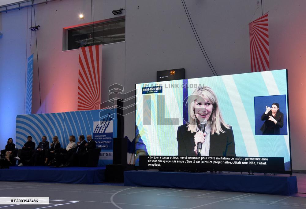 Politics at Inauguration of the Prisme in Bobigny