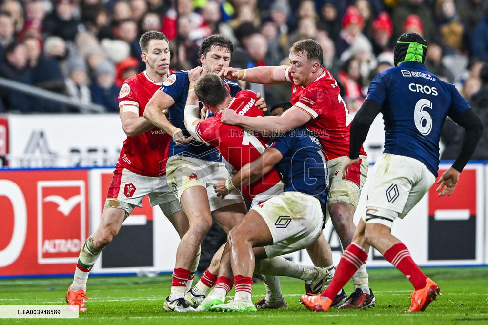 Six Nations Championship rugby match France VS Wales - Paris