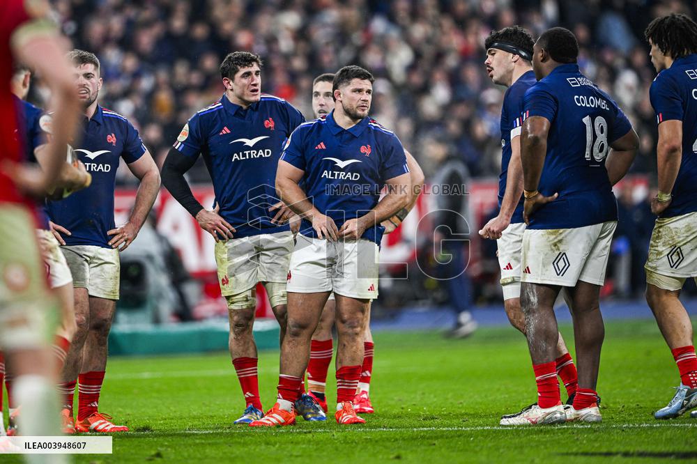 Six Nations Championship rugby match France VS Wales - Paris